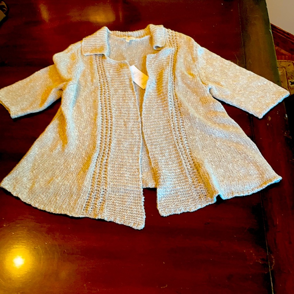 BNWT Eileen Fisher Open Front Cardigan